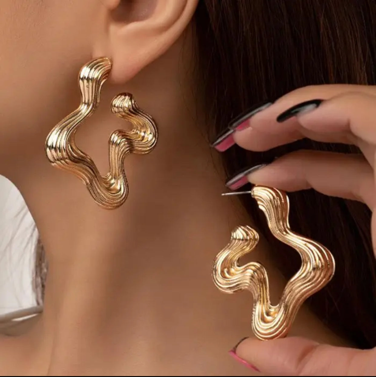 So Wavy Bamboo Earrings