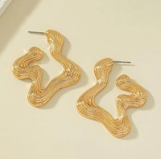 So Wavy Bamboo Earrings